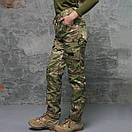 Жіночі теплі тактичні штани/ Військові штани на флісі для жінок/ Армійські зимові теплі штани Мультикам, фото 2