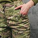 Жіночі теплі тактичні штани/ Військові штани на флісі для жінок/ Армійські зимові теплі штани Мультикам, фото 4