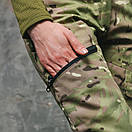 Жіночі теплі тактичні штани/ Військові штани на флісі для жінок/ Армійські зимові теплі штани Мультикам, фото 5