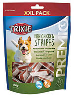 Лакомство Trixie Premio Stripes Chicken для собак, курица/лосось, 300 г
