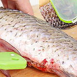 Чистка для риби Fish scales WIPER CLEANING - Зелена, фото 3