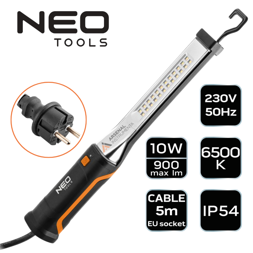 Лампа для майстерні 230V 900 lm SMD 99-044 NEO