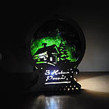 Новорічний нічник Подарунок на новий рік - Казкова новорічна композиція з підсвіткою, фото 6