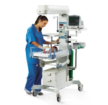 Відкрита реанімаційна система для новонароджених LULLABY WARMER з вбудованим респіраторним блоком Lullaby Resu