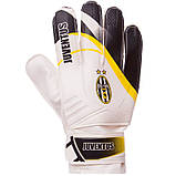 Рукавички воротарські клубні Ювентус JUVENTUS FB-0187-3 (розмір 8-10), фото 3