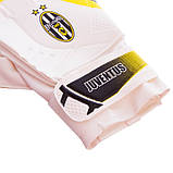Рукавички воротарські клубні Ювентус JUVENTUS FB-0187-3 (розмір 8-10), фото 6