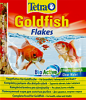 Корм Tetra Goldfish Flakes для золотых рыбок, 12 г (хлопья)