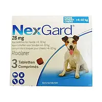 НексГард - от блох и клещей для собак весом от 4-10 кг 1 табл.