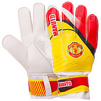 Перчатки вратарские клубные MANCHESTER UNITED FB-0187-1 (размер 8-10)
