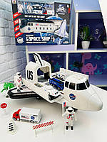 Детская игрушка космический шаттл парковка с астронавтами, игрушка для мальчиков космический корабль