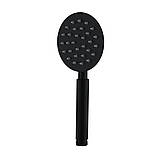 Змішувач для ванни WEZER EKO7A-01-BLACK, нержавіюча сталь, фото 2