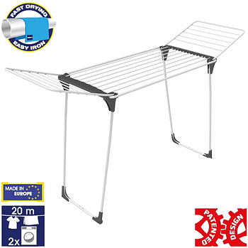 Розкладна Сушарка для білизни підлогова домашня Casa Si Orion Full 20m White (CS92246C04) Австрія