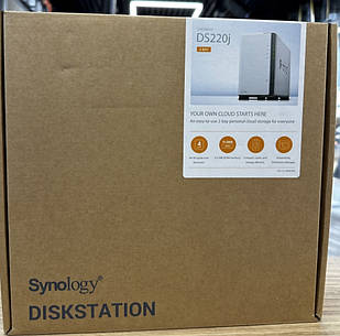 Мережевий накопичувач: Synology Diskstation DS220j 2-Bay White