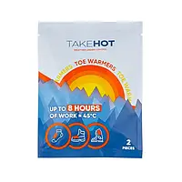 Хімічні грілки Take hot для ніг, TAKEHOT Warmer 10 пар В наявності!