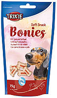 Витаминизированное лакомство Trixie Bonies для собак, с говядиной и индейкой, 75 г