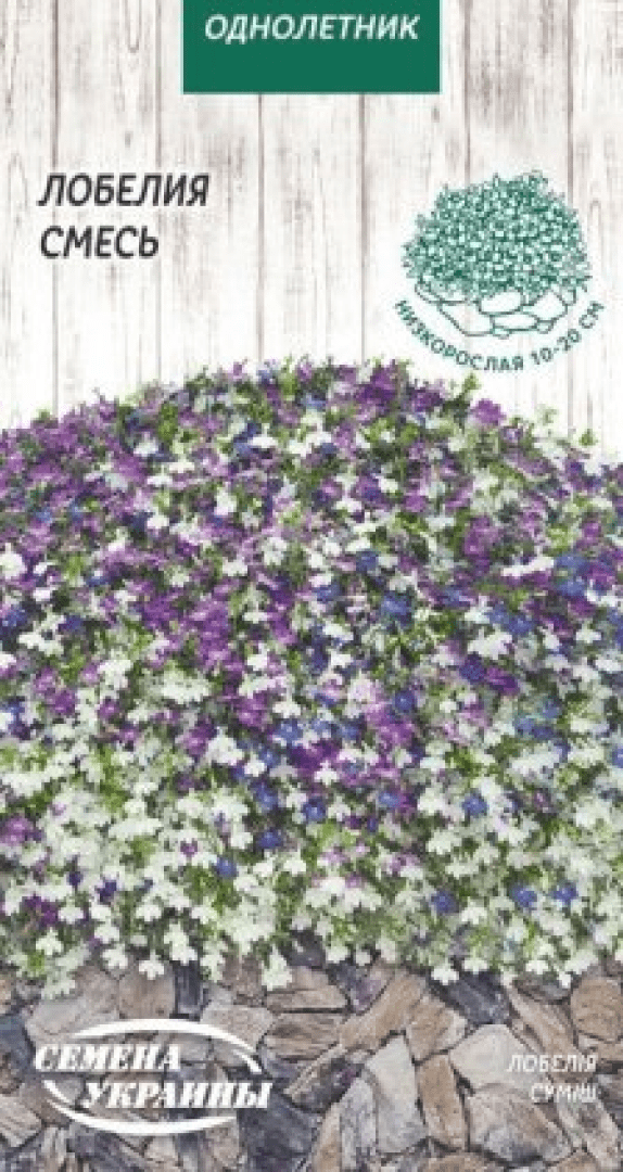 Насіння Квіти Лобелія суміш 0,05 г Насіння України