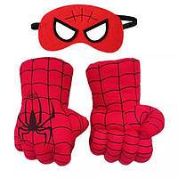Кулаки Человека-паук с маской ABC  детские мягкие