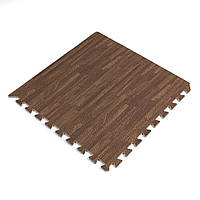 Al М'яка підлогова підлогова підлогова підлогова поверхня пазл EBA модульна підлогова панель-килимок 60х60х1 см коричнева