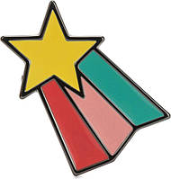 Значок Kipling Style-It Rainbow Star Pin Multicolor (3,4x2,35x0,15см)