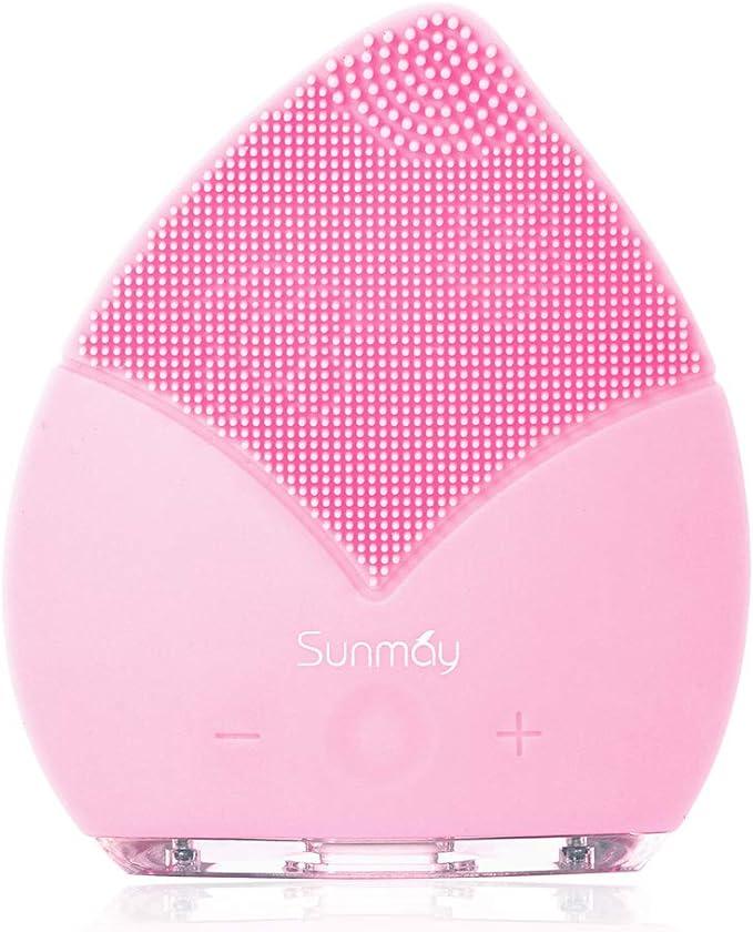 Уценка! Sunmay Leaf: електрична щітка для миття обличчя, звукова очисна щітка, силікон,