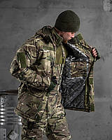 Зимняя форма тактическая, военный костюм мультикам усиленный, армейская зимняя форма зсу ui705