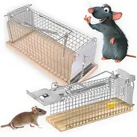 Клетка-ловушка, живая ловушка для мышей, грызунов, ловушка BS TRADING GROUP 10356