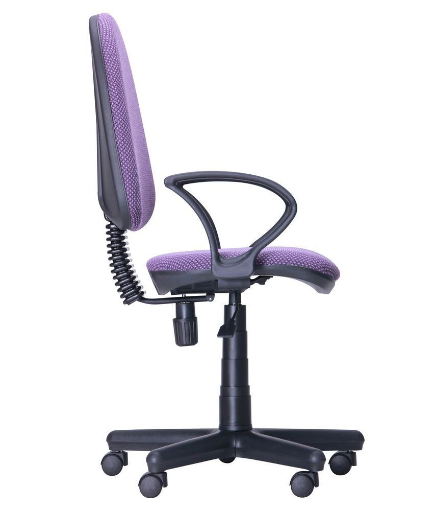 Кресло для персонала офисное компьютерное Сатурн, механизм FS/АМФ-4 разные цвета на колесиках AMF - фото 2 - id-p405102619