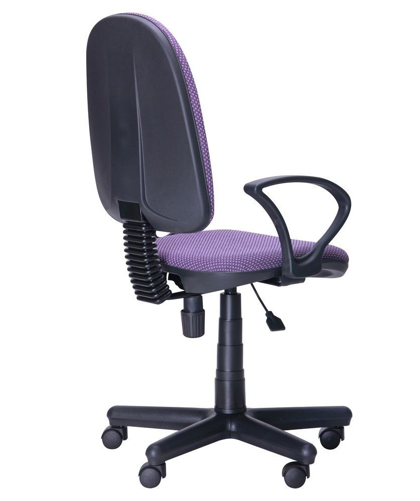 Кресло для персонала офисное компьютерное Сатурн, механизм FS/АМФ-4 разные цвета на колесиках AMF - фото 3 - id-p405102619
