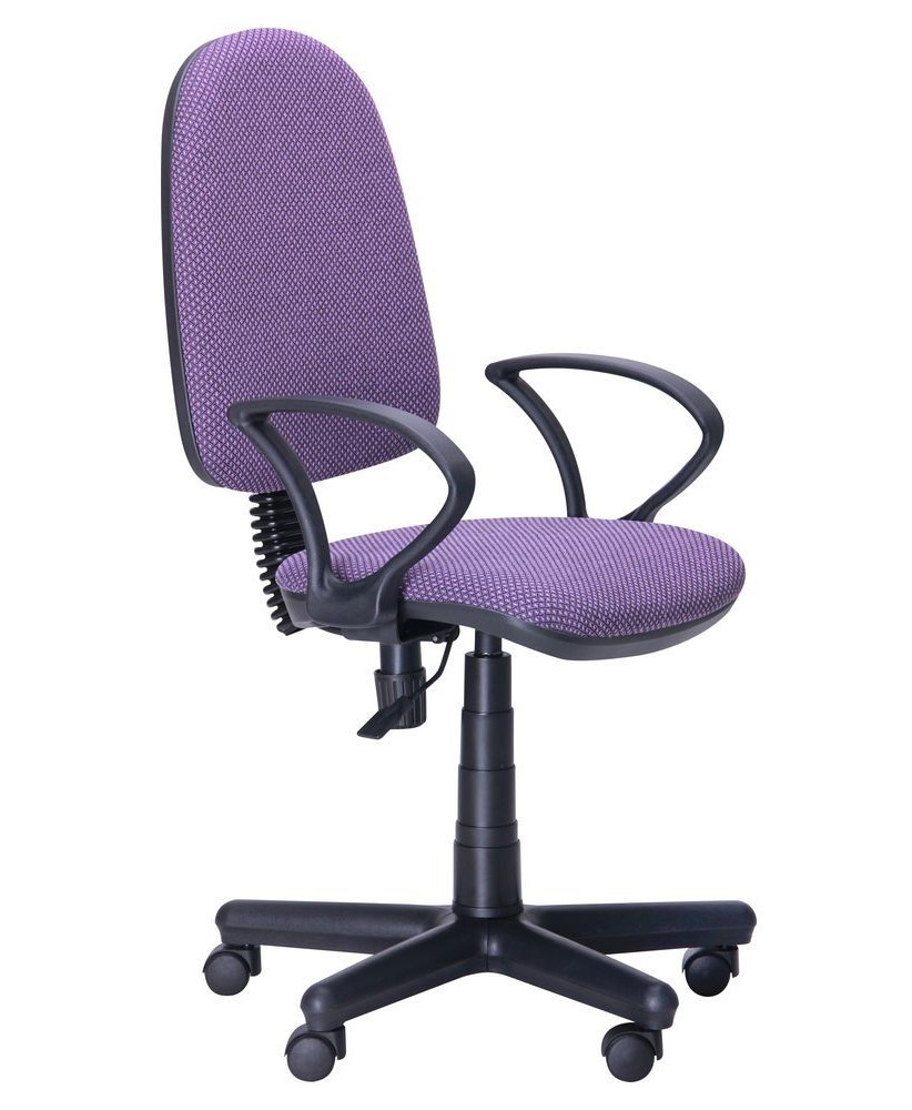 Кресло для персонала офисное компьютерное Сатурн, механизм FS/АМФ-4 разные цвета на колесиках AMF - фото 1 - id-p405102619