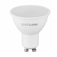 Лампа светодиодная 5W 220V 420lm 3000K GU10 50х54mm рефлекторная [4260484996428] LED-SMD-05103(P) EUROLAMP