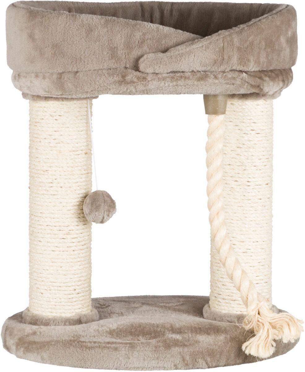 Дряпка Trixie Marcela для котів, сизаль/плюш, 53х43х60 см (сірий)