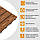 Композитна плитка WPC золотий дуб 30*30CM*2СM (D) SW-00001706, фото 5