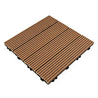 Композитна плитка WPC 30х30х2см Натуральне дерево (D) SW-00001711