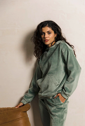 Спортивний жіночий костюм щільний двосторонній велюр