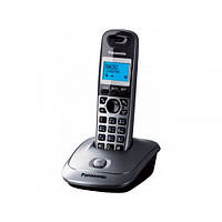 Телефон DECT Panasonic KX-TG2511UAM металік 2xAAA АОН/Caller ID