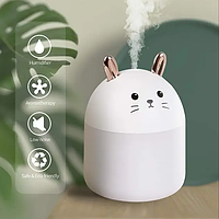 Зволожувач повітря та нічник Котик 2в1 Humidifiers з підсвіткою, ультразвуковий