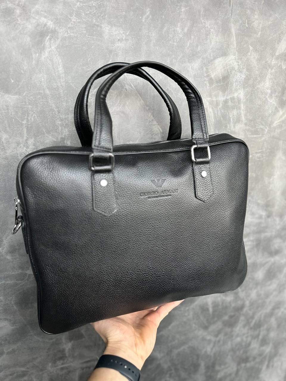 Чоловіча Чорна Сумка Giorgio Armani