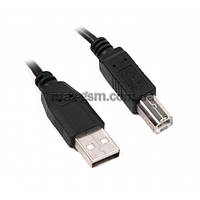 Кабель Maxxter U-AMBM-10 USB2.0 AM/BM 3.0m (на принтер) black