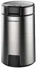 Кавомолка Grunhelm GС-3060S роторна електрична із нержавіючої сталі 300 Вт механічне управління