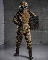 Зимний тактический костюм пиксель OMNI-HEAT flamethrower водоотталкивающая мужская военная форма для ЗСУ