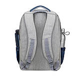 Рюкзак для ноутбука 17.3" Prater RIVACASE 7567 (Grey/Dark Blue) — MegaLavka, фото 4
