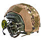 Шолом (Каска) FAST NIJ IIIa в кавері мультикам з оригінальными навушниками Earmor M32 та кріпленням «чебурашка», фото 9