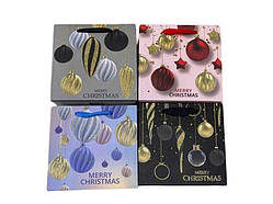 Пакет новорічний паперовий S "Christmas toys" 18*23*10см, ЦІНА ЗА УП. 12ШТ (720шт)