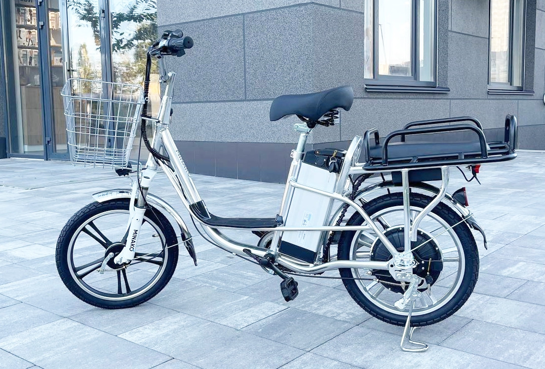 Электровелосипед электрофетбайк MINAKO pro АКБ 12Ah/350 W Гарантия - фото 2 - id-p2044081610