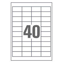 Етикетка самоклеюча UKRMARK 50х26 (40 на листі) с/кл (100листів) (900628)