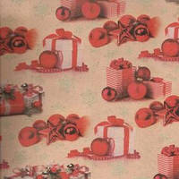 Папір пакувальний крафт новорічний 70*100см, ЦІНА ЗА УП. 10ШТ (75уп)