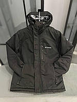 Мужская стильная демисезонная курточка COLUMBIA чёрного цвета