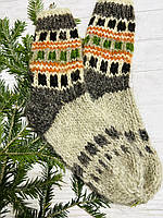 Гуцульські Шкарпетки з овечої шерсті розмір 39-42
