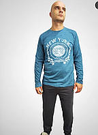 Трикотажна піжама для чоловіків з котону