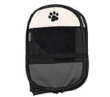 Манеж вольєр для собак, кішок, тварин. Портативний, складаний, сірий 74x74x43 см, фото 6